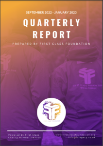 First Class Quarterly report front cover
